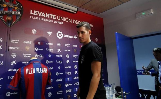 Álex Alegría, en la presentación.