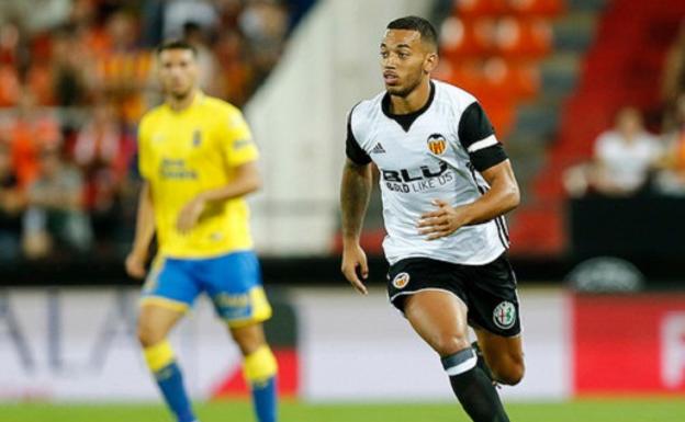 Vezo durante el partido ante Las Palmas