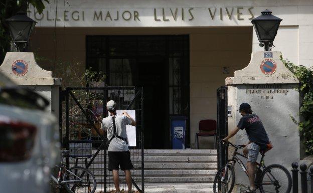 La Universitat de València pide en el juzgado la restitución del colegio mayor Luis Vives