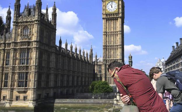 Aledaños del Parlamento británico./EFE