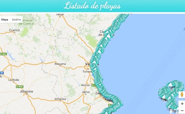 Compara tus playas favoritas en nuestra aplicación infoPlayas.
