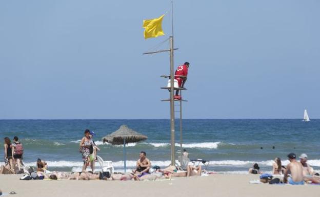 Playa de Las Arenas en Valencia.
