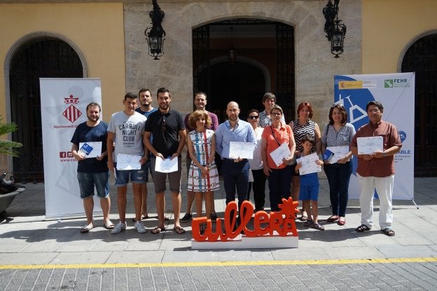 Presentación de la iniciativa que tuvo lugar al mediodía de ayer en Cullera.