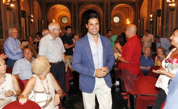 Rivera Ordóñez, ayer, en el centro La Beneficencia.