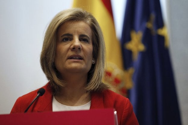 La ministra de Empleo y Seguridad Social, Fátima Báñez, en la inauguración del congreso Maduralia.