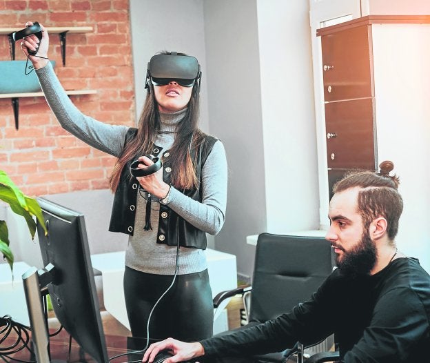 Videojuego de realidad virtual.