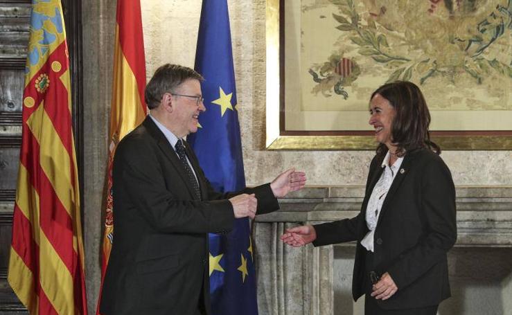 Fotos de la elección de Margarita Soler como presidenta del Consell Jurídic Consultiu (CJC)