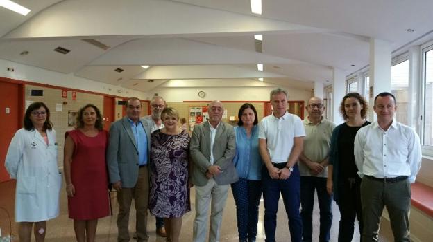 Representantes durante la presentación de los trabajos. / lp
