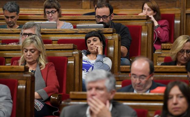 La diputada de la CUP, Anna Gabriel./Afp