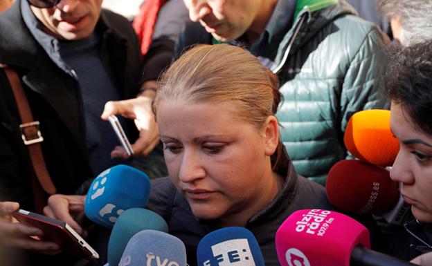 Manuela, tía de la niña asesinada. /EFE / M. Bruque