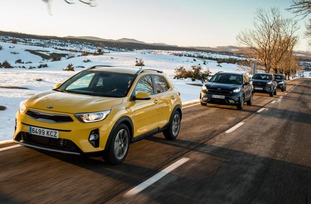 La gama crossover de Kia cuenta ya con cinco modelos, Soul, Stonic, Niro, Sportage y Sorento./