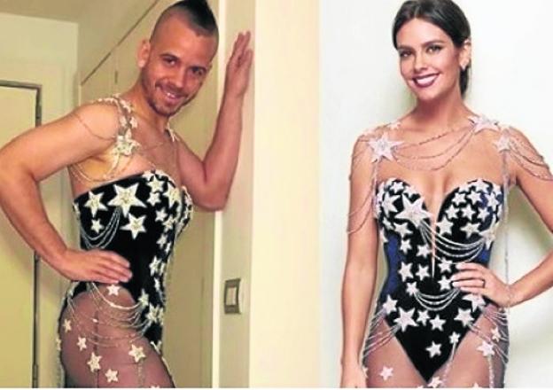 David Muñoz y Pedroche con el vestido de Nochevieja de 2016. ¿Le veremos también con el de 2017?/