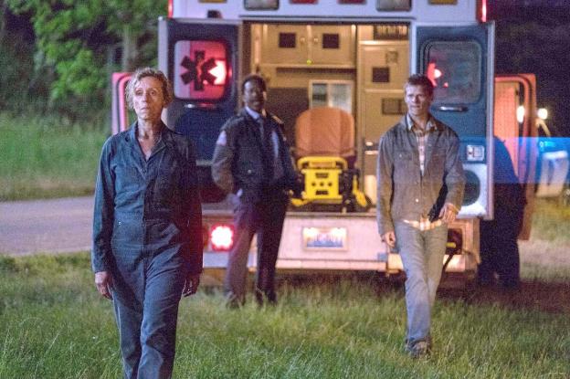 Frances McDormand y Lucas Hedges en una secuencia del filme./
