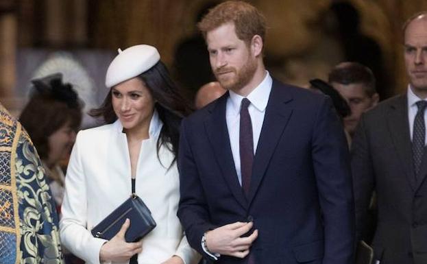 Meghan Markle y el príncipe Enrique. /Archivo