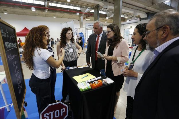 Oltra, en la inauguración del II Congreso Autonómico de Familias Numerosas. / jesús signes