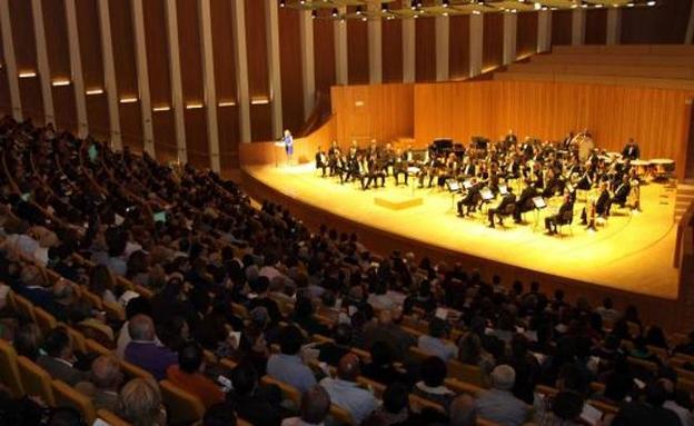 Concierto de 'Bandes a les Arts' en el Palau de Les Arts de Valencia. /LP