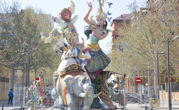 Falla Nova d'Orriols en 2017.