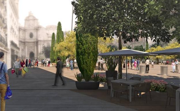 Así será la nueva plaza de la Reina