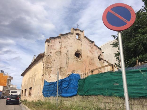 Estado de la ermita de Sant Vicent de Gandia, de origen medieval. / ó. de la dueña