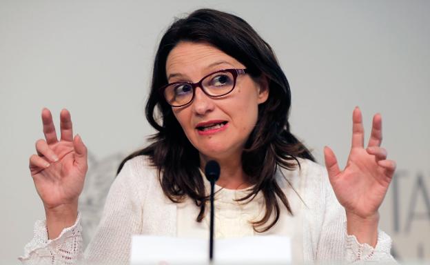 Mónica Oltra, vicepresidenta de la Generalitat. / EFE/ Juan Carlos Cárdenas