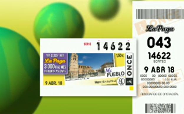 Cupón de la ONCE premiado hoy, lunes 9 de abril de 2018 Cupón de la ONCE premiado hoy, lunes 9 de abril de 2018