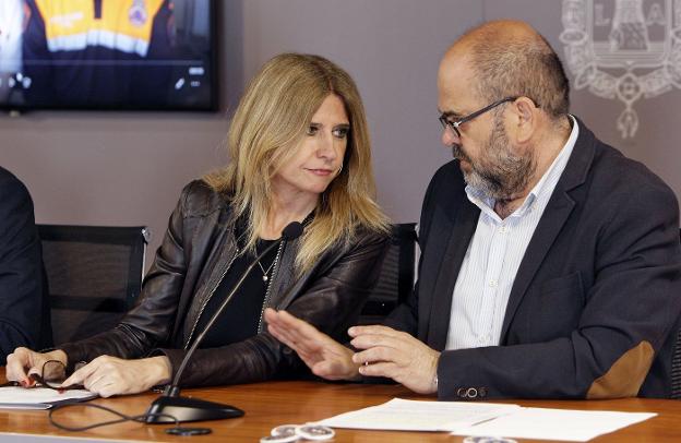La socialista Eva Montesinos, la favorita del tripartito para suceder a Echávarri. / EFE