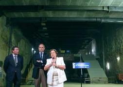 La línea 2 de metro estará en funcionamiento en «algo más de un año»