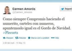 Tweet publicado por Amorós y posteriormente borrado. / LP/