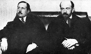 Azorín y Pio Baroja, escritores representativos de la Generación del 98. ::
C.M.A/