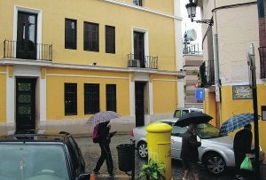 Una de las antenas de telefonía ubicadas en el centro urbano de Segorbe. ::
JOSÉ PLASENCIA/