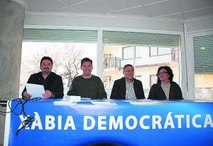 Los representantes del nuevo partido político de Xàbia. ::
L. R. B./