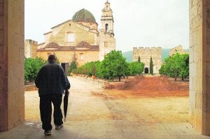 Entrada al Monasterio de Simat de la Valldigna. :: J.RIBES/