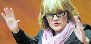 La exdiputada del PSPV y exdelegada del Gobierno para el Plan Nacional sobre Drogas Nuria Espí. :: EFE/