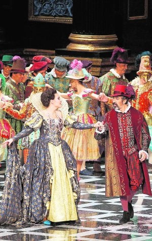 Representación de 'Rigoletto' en el Palau de les Arts. :: SIGNES/
