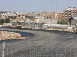 Obras del circuito urbano de Valencia. / Javier Peiró./