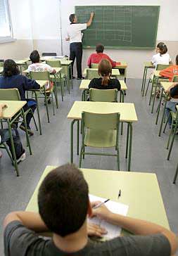 Alumnos de Secundaria en una clase./