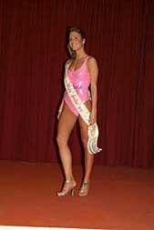 Tharna Tirado, durante la gala de Miss Valencia 2008./