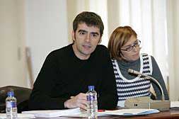 Miquel Pallarés, en un pleno./