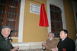 Homenaje que Algemesí hizo en diciembre del año pasado a la figura de Martí Domínguez./