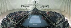 AFORO PARA 5.500 PERSONAS. Panorámica del Ágora durante un partido del Open 500 de tenis. /KAI FÖRSTERLING/EFE/