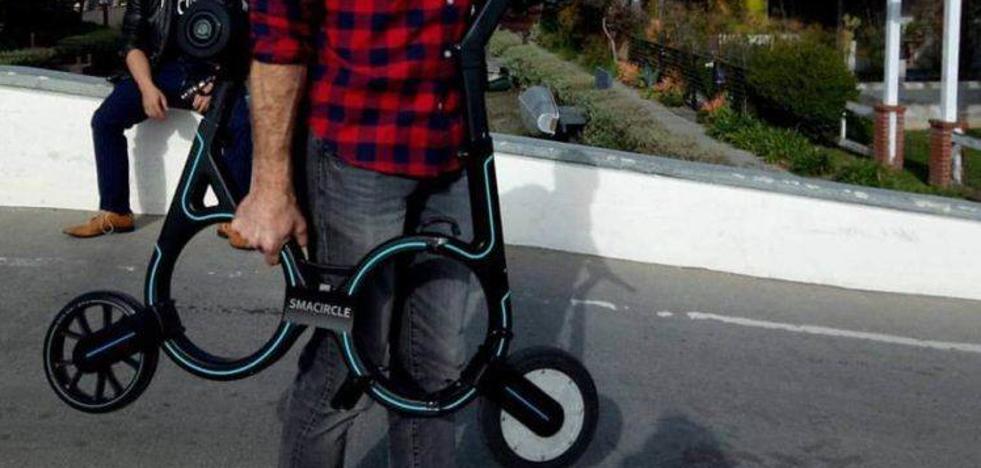 Smacircle S1, la bicicleta eléctrica plegable más pequeña del mundo