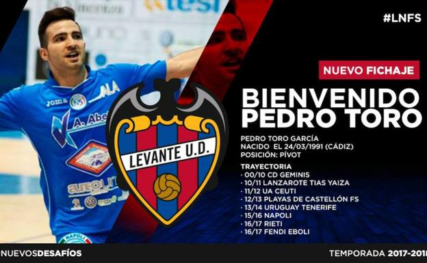 Pedro Toro se compromete con el Levante UD FS