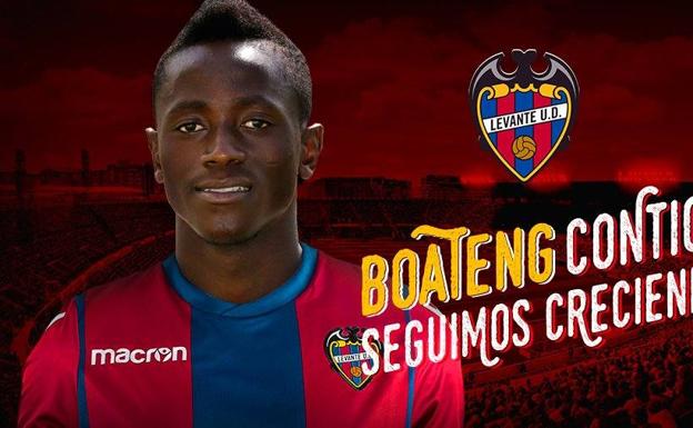 El Levante UD hace oficial el fichaje de Boateng