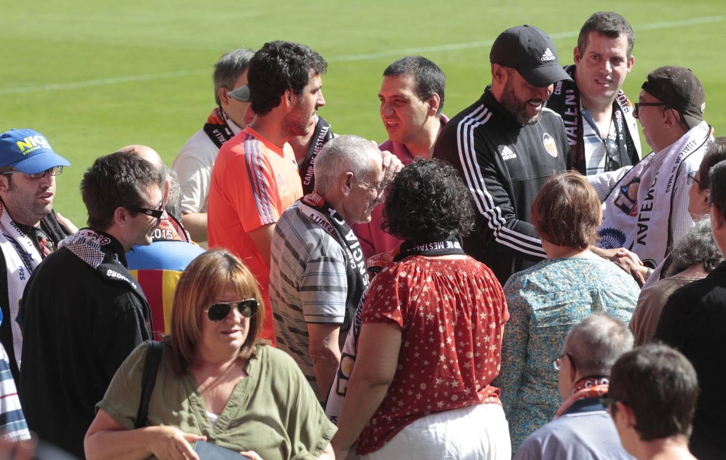 Entrenamiento del Valencia antes de debutar en Champions