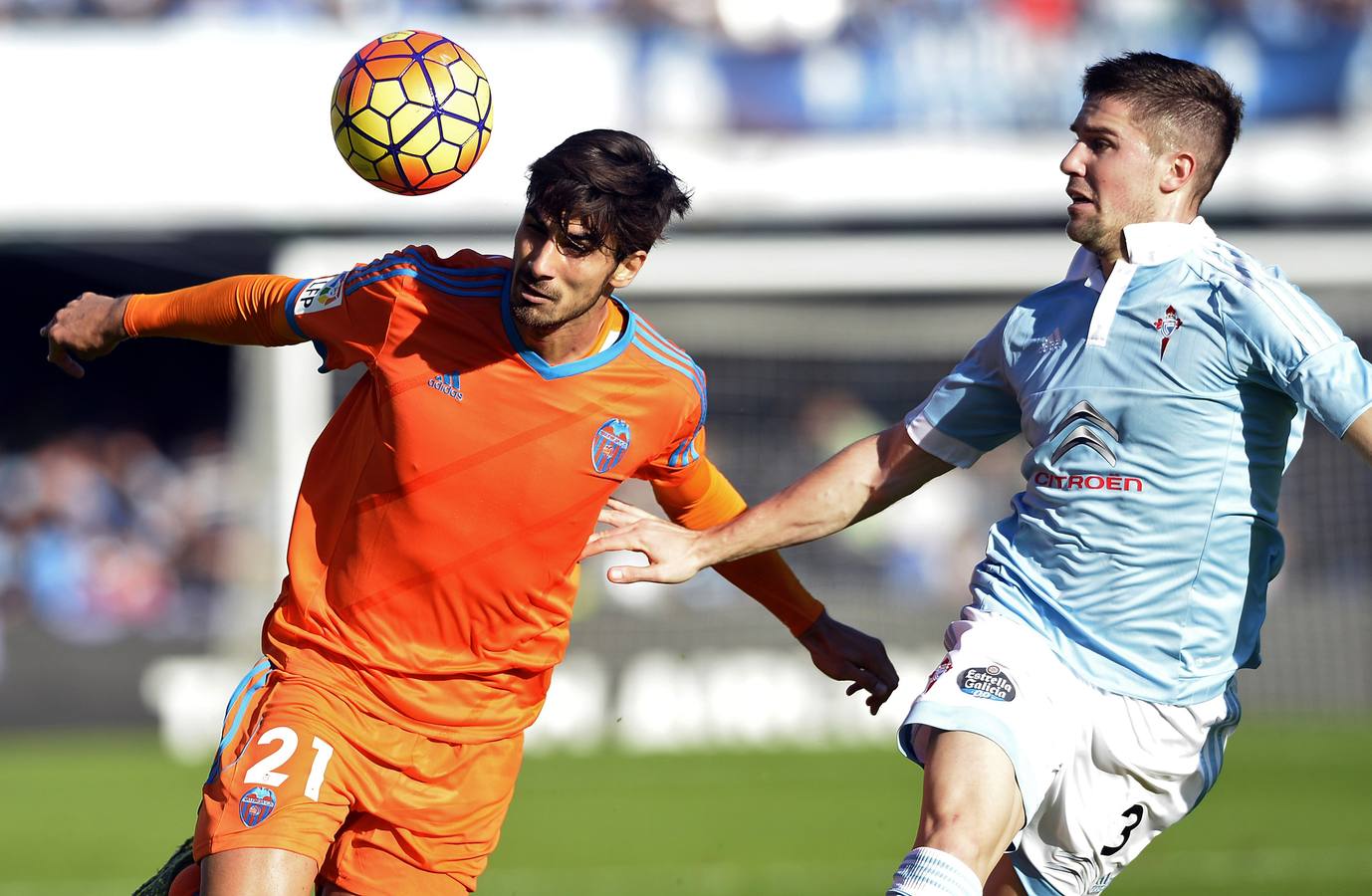 El Celta de Vigo-Valencia CF, en imágenes