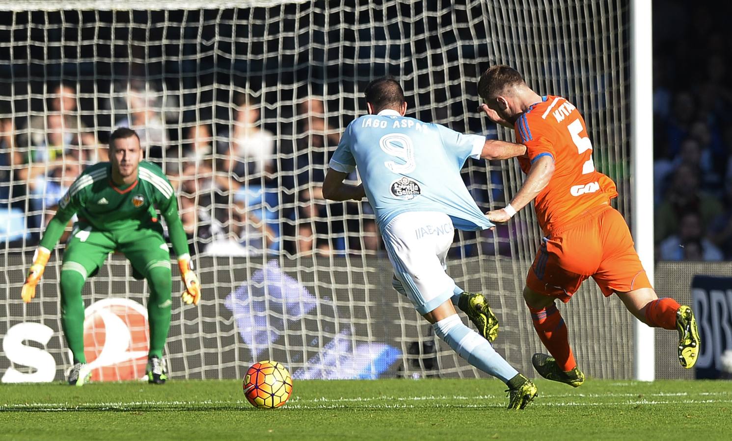 El Celta de Vigo-Valencia CF, en imágenes