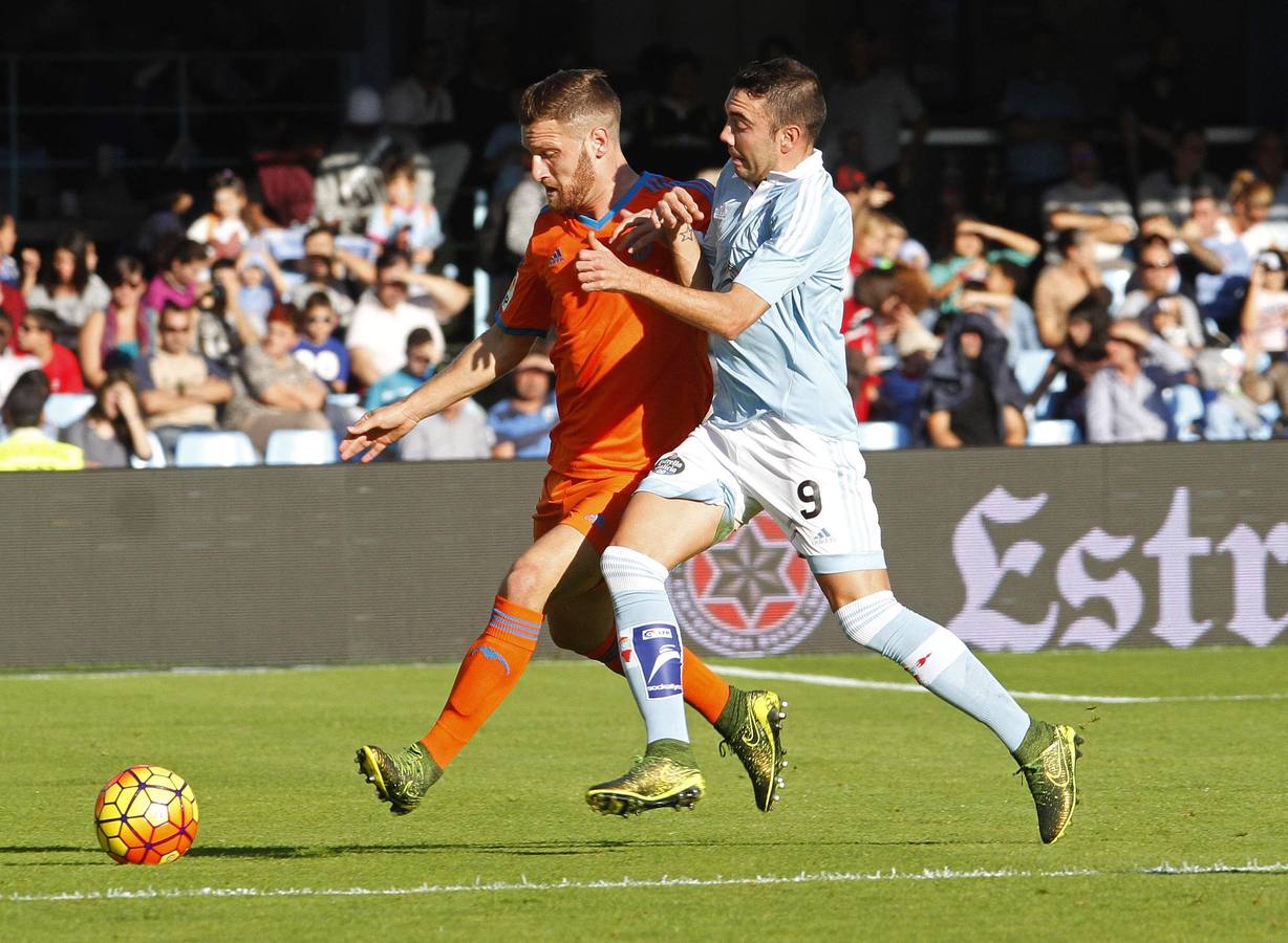 El Celta de Vigo-Valencia CF, en imágenes