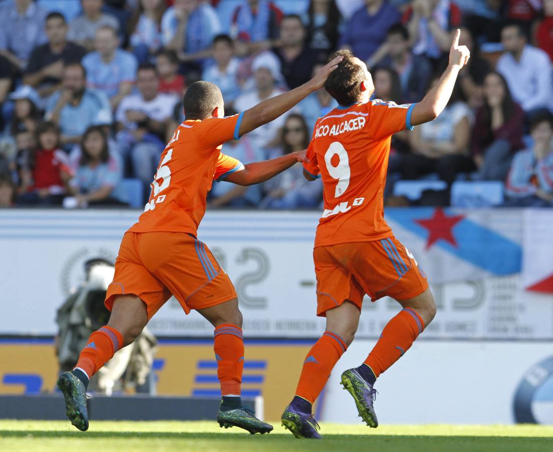 El Celta de Vigo-Valencia CF, en imágenes