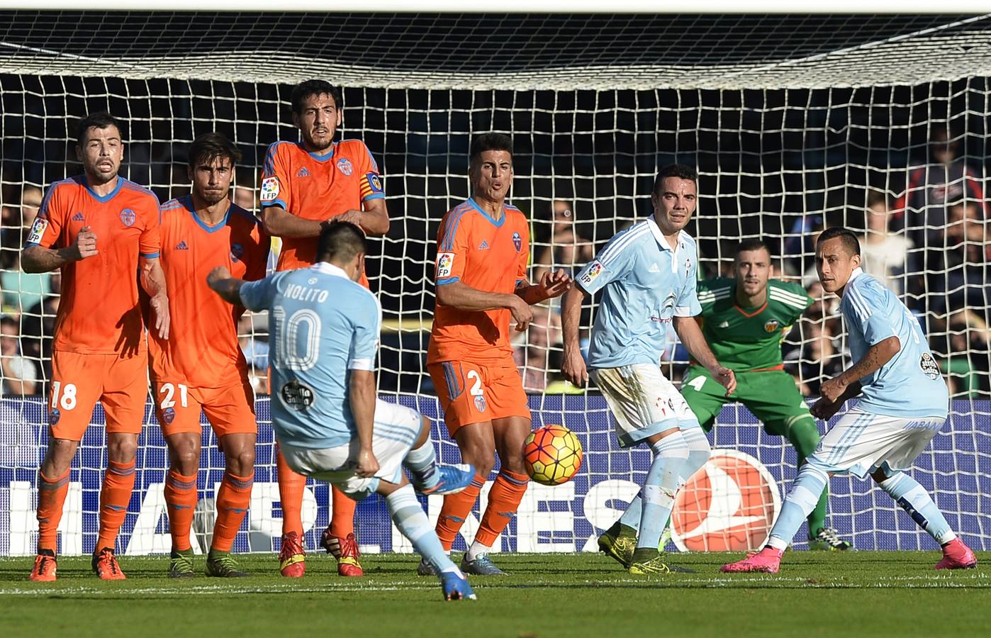 El Celta de Vigo-Valencia CF, en imágenes