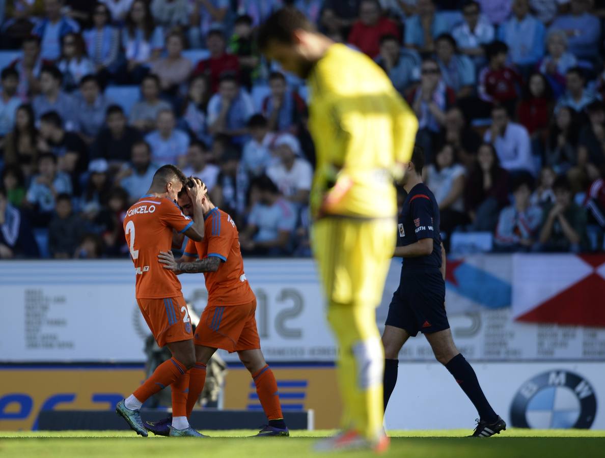 El Celta de Vigo-Valencia CF, en imágenes